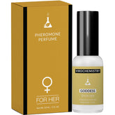 Pheromones to Attract Men for Women (Goddess) - Elegant, Ultra Strength Organic Fragrance Body Perfume (1 Fl. Oz)(Human Grade Pheromones to Attract Men)