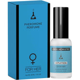 Pheromones to Attract Men for Women (Intuition) - Elegant, Ultra Strength Organic Fragrance Body Perfume (1 Fl. Oz)(Human Grade Pheromones to Attract Men)