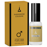 Pheromones to Attract Women for Men (Invincible) - Exclusive, Ultra Strength Organic Fragrance Body Cologne Spray - 1 Fl Oz (Human Grade Pheromones to Attract Women)