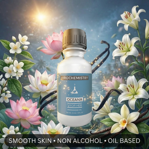 OCEANA - Elegant, Ultra Strength Organic Fragrance Body Perfume Oil 15mL Concentrate