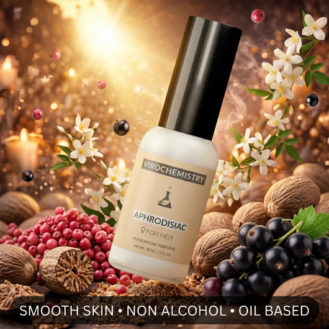 Aphrodisiac - Elegant, Ultra Strength Organic Fragrance Body Perfume (1 Fl. Oz)