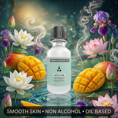 HEROINE- Elegant, Ultra Strength Organic Fragrance Body Perfume Oil 15mL Concentrate
