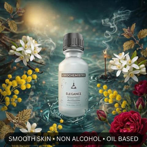 ELEGANCE - Elegant, Ultra Strength Organic Fragrance Body Perfume Oil 15mL Concentrate