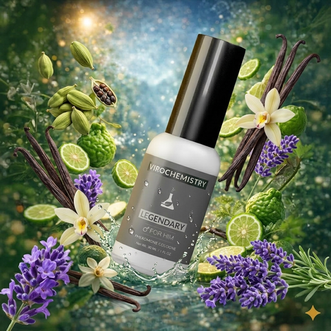 Legendary - Exclusive, Ultra Strength Organic Fragrance Body Cologne Spray - 1 Fl Oz