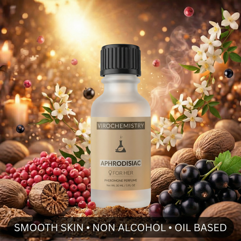 APHRODISIAC - Elegant, Ultra Strength Organic Fragrance Body Perfume Oil 15mL Concentrate