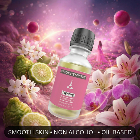 DESIRE - Elegant, Ultra Strength Organic Fragrance Body Perfume Oil 15mL Concentrate