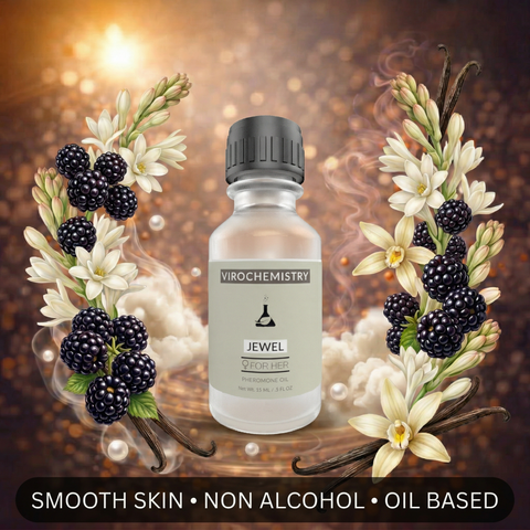 Pheromones For Women (JEWEL) - Elegant, Ultra Strength Organic Fragrance Body Perfume Oil 15mL Concentrate