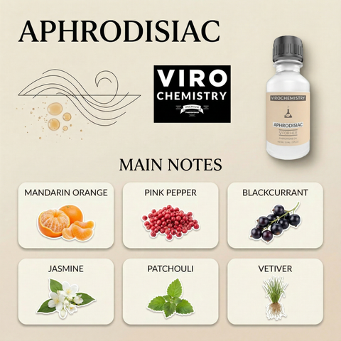 APHRODISIAC - Elegant, Ultra Strength Organic Fragrance Body Perfume Oil 15mL Concentrate
