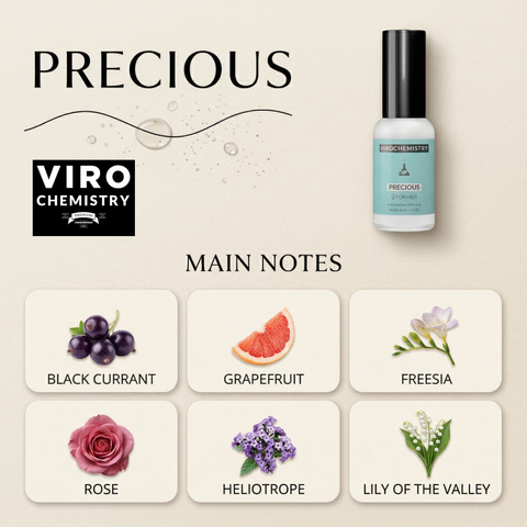 Precious - Elegant, Ultra Strength Organic Fragrance Body Perfume (1 Fl. Oz)