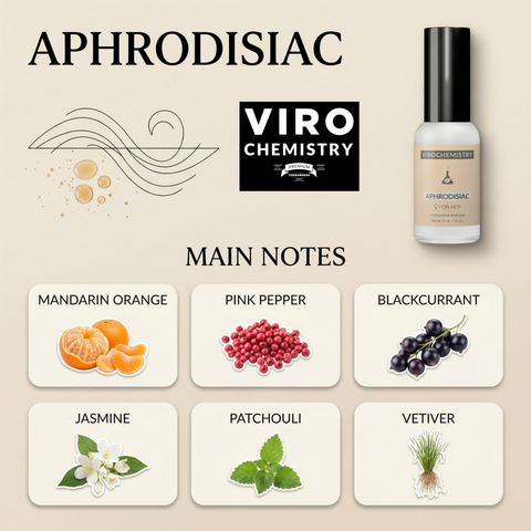 Aphrodisiac - Elegant, Ultra Strength Organic Fragrance Body Perfume (1 Fl. Oz)