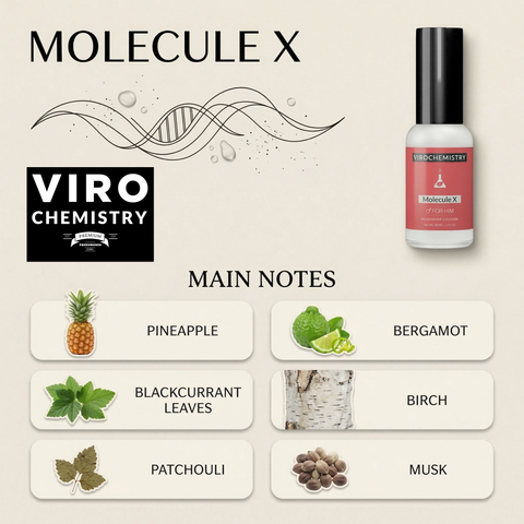 Molecule X Cologne - Bold, Extra Strength Human Pheromones Formula 30ml
