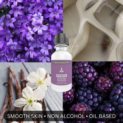 PHOENIX - Elegant, Ultra Strength Organic Fragrance Body Perfume Oil 15mL Concentrate