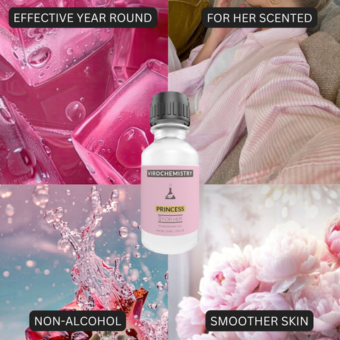 Princess - Elegant, Ultra Strength Organic Fragrance Body Perfume Oil