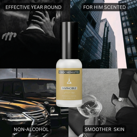 Pheromone Cologne, Bold, Extra Strength Formula for Him [Invincible] - 30ml