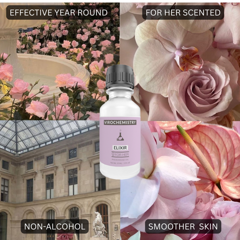 ELIXIR) - Elegant, Ultra Strength Organic Fragrance Body Perfume Oil 15mL Concentrate