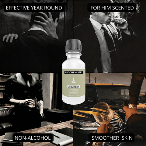 Pheromone Cologne Oil (Chivalry) - Bold, Extra Strength Human Pheromones Formula – 15ml Concentrate