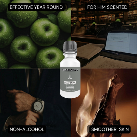 Pheromone Cologne Oil (GUARDIAN) - Bold, Extra Strength Human Pheromones Formula – 15mL Concentrate