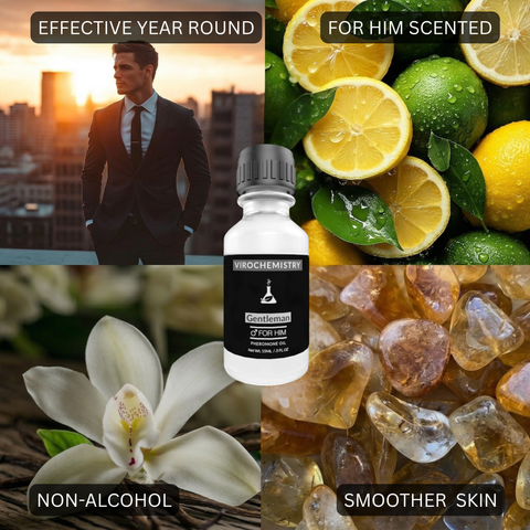 Pheromone Cologne Oil [Gentlemen] - Bold, Extra Strength Human Pheromones Formula