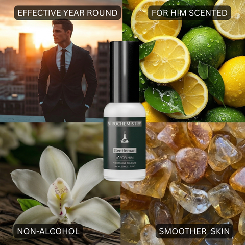 Gentleman - Exclusive, Ultra Strength Organic Fragrance Body Cologne Spray - 1 Fl Oz