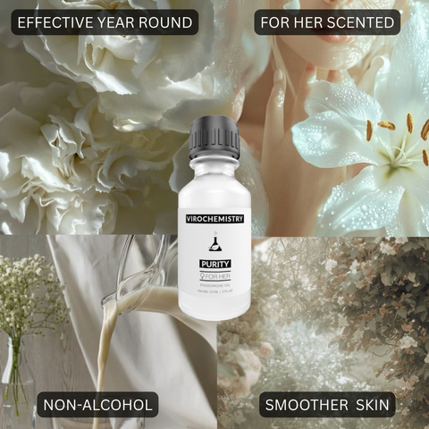 Purity - Elegant, Ultra Strength Organic Fragrance Body Perfume Oil (.5 Fl. Oz)