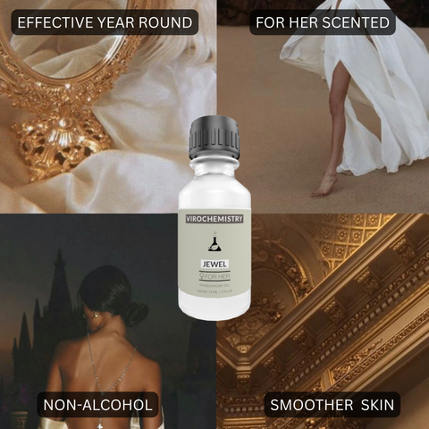 Pheromones For Women (JEWEL) - Elegant, Ultra Strength Organic Fragrance Body Perfume Oil 15mL Concentrate