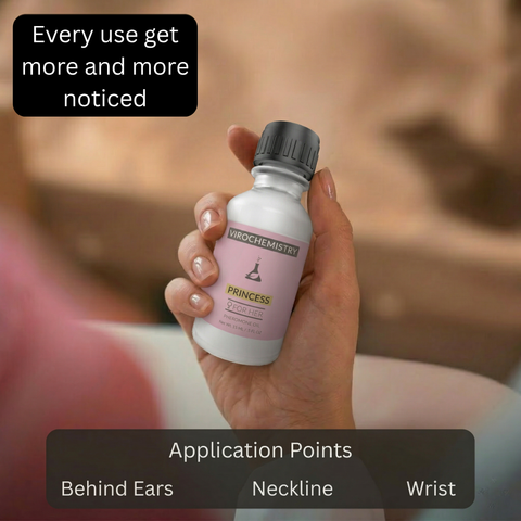 Princess - Elegant, Ultra Strength Organic Fragrance Body Perfume Oil