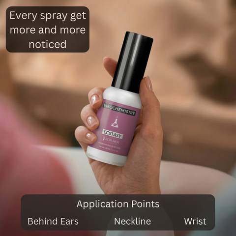 Ecstasy - Elegant, Ultra Strength Organic Fragrance Body Perfume (1 Fl. Oz)