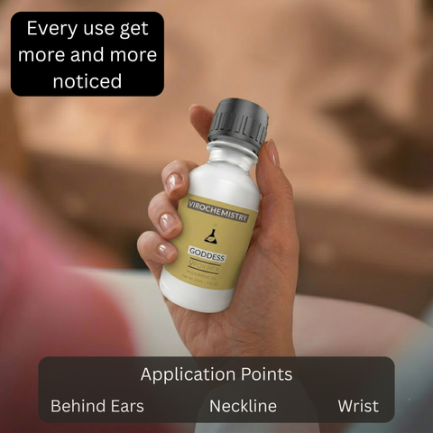 GODDESS - Elegant, Ultra Strength Organic Fragrance Body Perfume Oil 15mL Concentrate