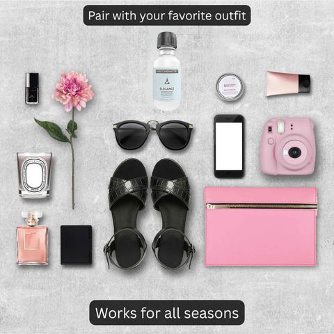 ELEGANCE - Elegant, Ultra Strength Organic Fragrance Body Perfume Oil 15mL Concentrate