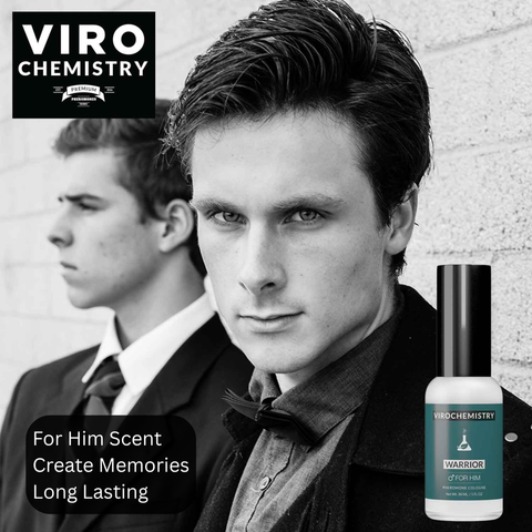 Warrior - Exclusive, Ultra Strength Organic Fragrance Body Cologne Spray - 1 Fl Oz
