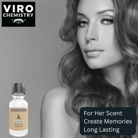 DIAMOND - Elegant, Ultra Strength Organic Fragrance Body Perfume Oil 15mL Concentrate