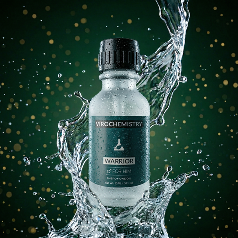 Pheromone Cologne Oil (WARRIOR) - Bold, Extra Strength Human Pheromones Formula – 15mL Concentrate