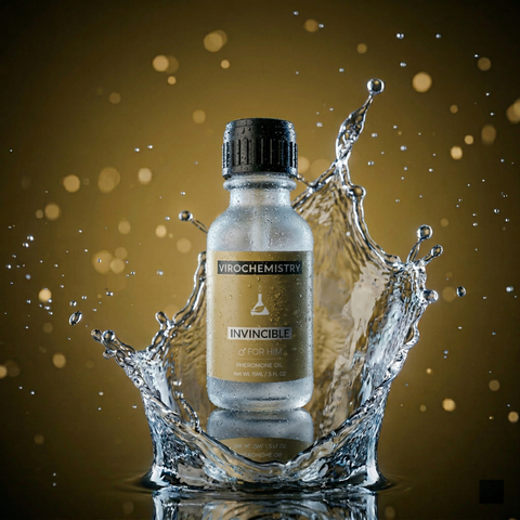 Pheromone Cologne Oil (Invincible) - Bold, Extra Strength Human Pheromones Formula – 15mL Concentrate