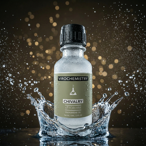 Pheromone Cologne Oil (Chivalry) - Bold, Extra Strength Human Pheromones Formula – 15ml Concentrate