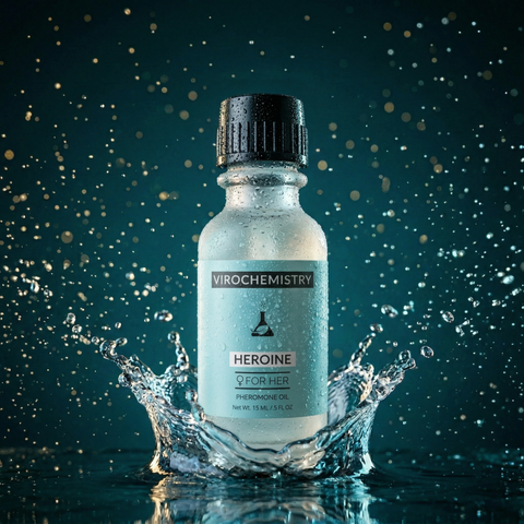 HEROINE- Elegant, Ultra Strength Organic Fragrance Body Perfume Oil 15mL Concentrate