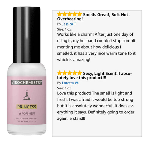Princess - Elegant, Ultra Strength Organic Fragrance Body Perfume Spray