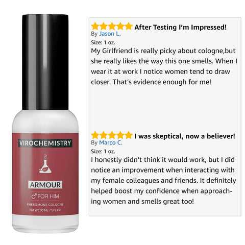 Armour Cologne - Bold, Extra Strength Human Pheromones Formula 30ml