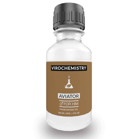 Pheromone Cologne Oil (AVIATOR) - Bold, Extra Strength Human Pheromones Formula – 15mL Concentrate