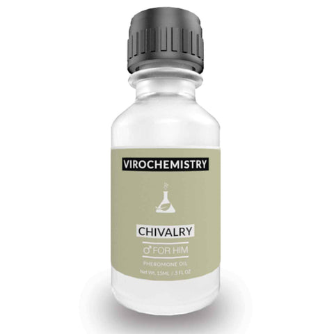 Pheromone Cologne Oil (Chivalry) - Bold, Extra Strength Human Pheromones Formula – 15ml Concentrate