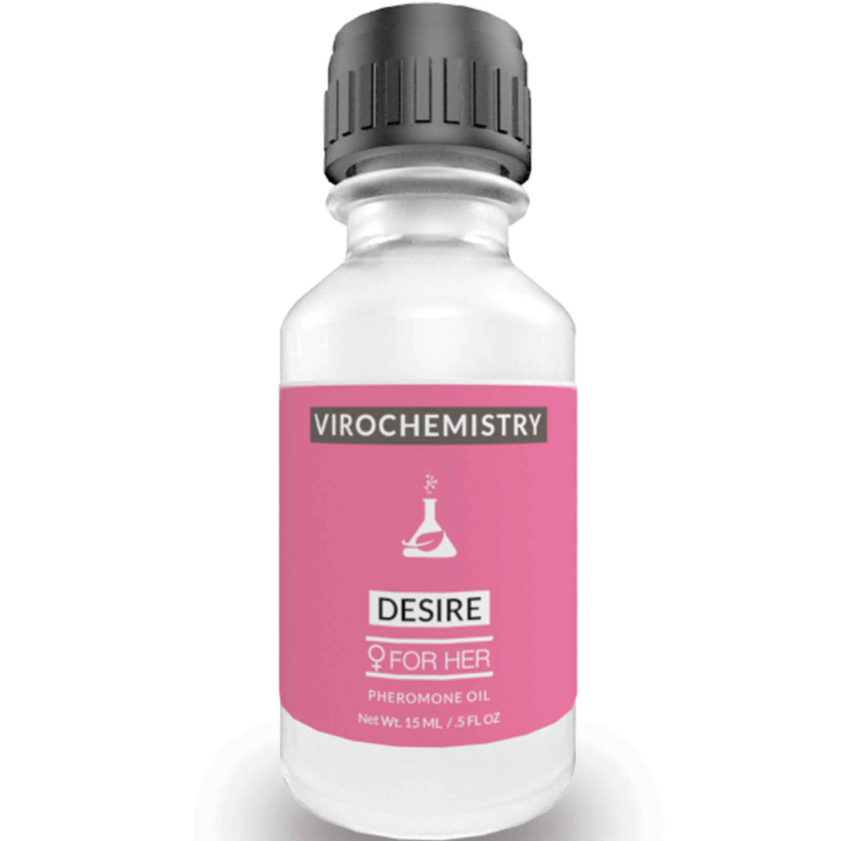 Pheromones For Women (DESIRE) - Elegant, Ultra Strength Organic Fragrance Body Perfume Oil 15mL Concentrate [Human Grade Pheromones to Attract Men]