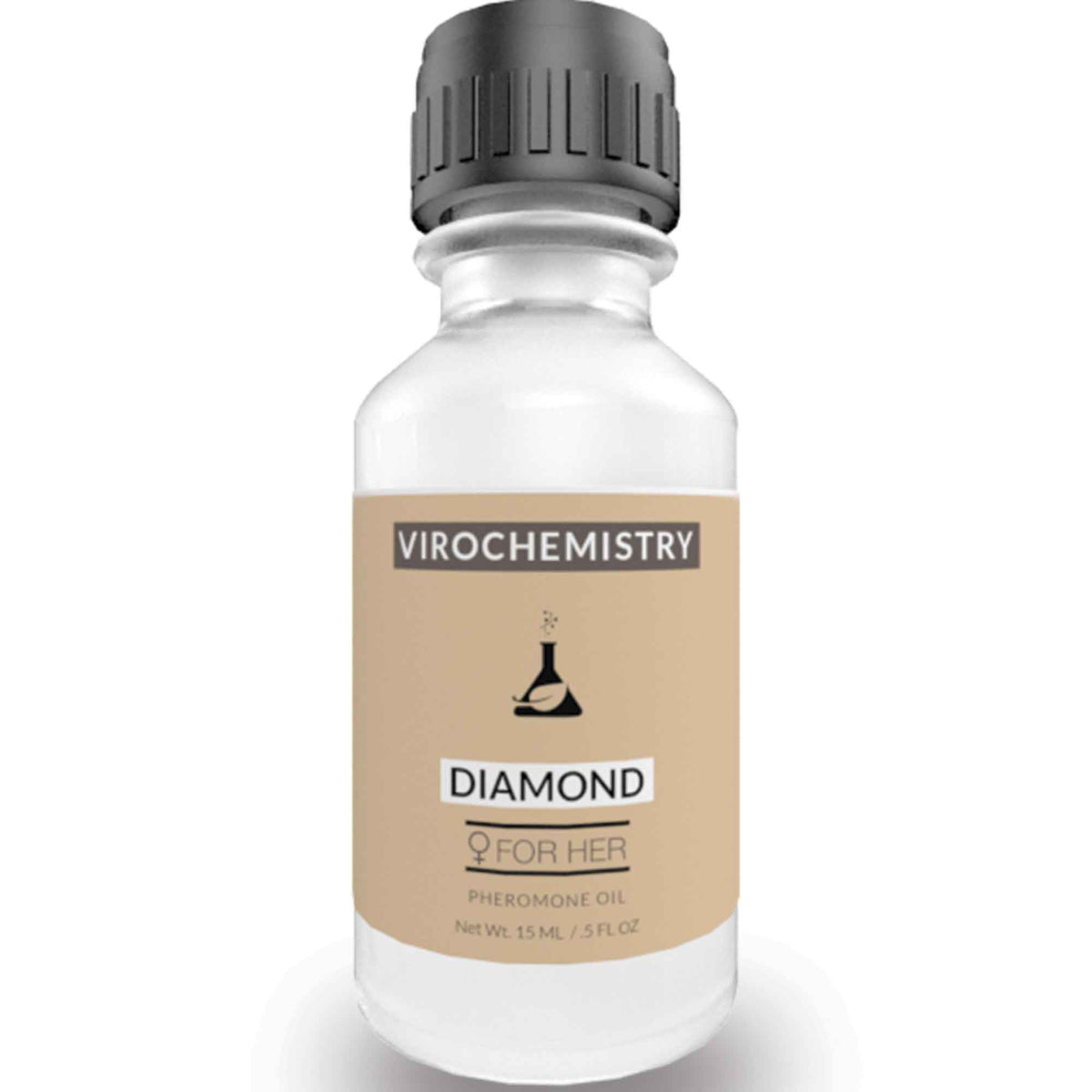 Pheromones For Women (DIAMOND) - Elegant, Ultra Strength Organic Fragrance Body Perfume Oil 15mL Concentrate [Human Grade Pheromones to Attract Men]