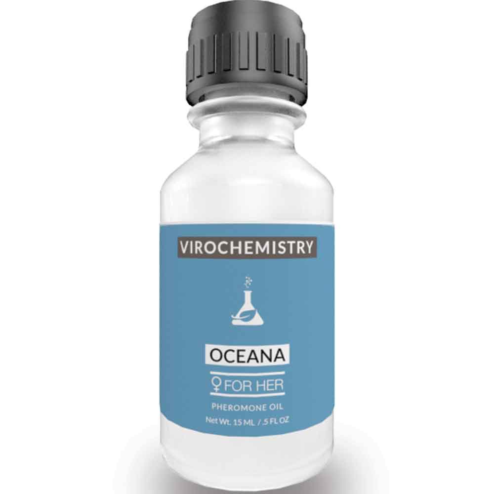 Pheromones For Women (OCEANA) - Elegant, Ultra Strength Organic Fragrance Body Perfume Oil 15mL Concentrate [Human Grade Pheromones to Attract Men]