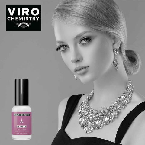 ECSTASY Body Spray - Elegant, Ultra Strength Organic Human Pheromones Fragrance Body Spray 50ml