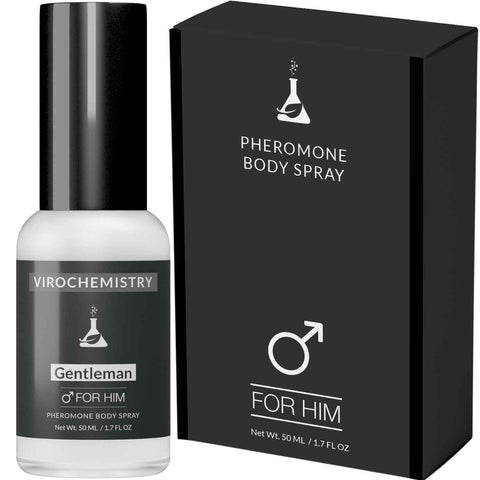 Gentleman Body Spray - Bold, Extra Strength Human Pheromones Fragrance Body Spray - 50ml