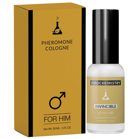 Pheromone Cologne, Bold, Extra Strength Formula for Him [Invincible] - 30ml