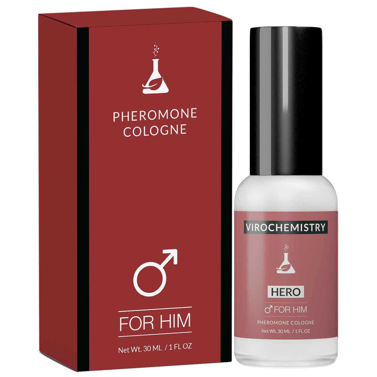 Pheromones to Attract Women for Men (Hero) - Exclusive, Ultra Strength Organic Fragrance Body Cologne Spray - 1 Fl Oz (Human Grade Pheromones to Attract Women)