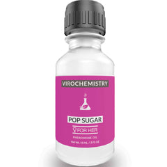 Pheromones For Women (Pop Sugar) - Elegant, Ultra Strength Organic Fragrance Body Perfume Oil 15mL Concentrate [Human Grade Pheromones to Attract Men]