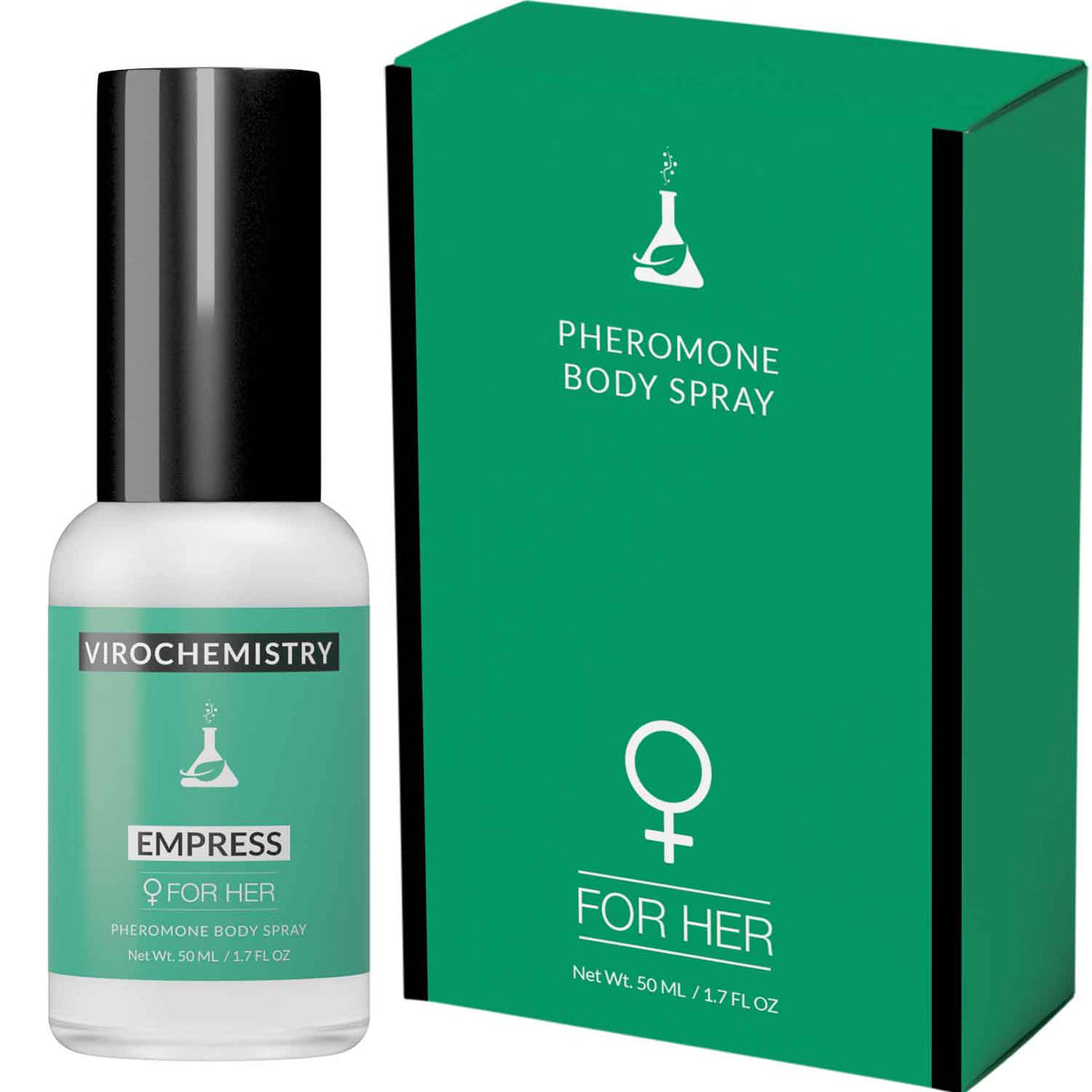 Pheromones For Women (EMPRESS) Body Spray - Elegant, Ultra Strength Organic Human Pheromones Fragrance Body Spray 50mL - [Human Grade Pheromones to Attract Men]