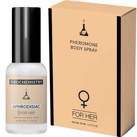APHRODISIAC Body Spray - Elegant, Ultra Strength Organic Human Pheromones Fragrance Body Spray 50ml