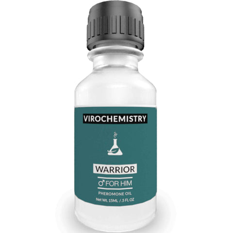 Pheromone Cologne Oil (WARRIOR) - Bold, Extra Strength Human Pheromones Formula – 15mL Concentrate